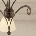 Hanglamp 1945 I gesatineerd glas/ijzer - 3 lichtbronnen
