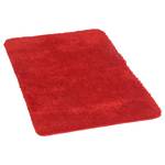 Tapis de bain Soft Fibres synthétiques - Rouge - 60 x 60 cm