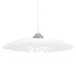 Hanglamp Marble gesatineerd glas/ijzer - 1 lichtbron