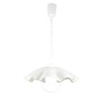 Hanglamp Eco-S I gesatineerd glas/polyester PVC - 1 lichtbron