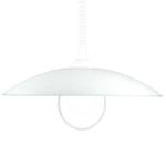 Hanglamp Eco-S II gesatineerd glas/polyester PVC - 1 lichtbron