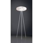 Lampadaire Flat Plexiglas / Fer - 1 ampoule - Blanc