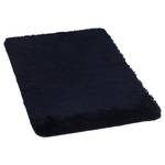Badmat Soft kunstvezels - Marineblauw - 60 x 60 cm