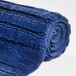 Tapis de bain Cotton Stripe Coton - Bleu marine - 60 x 60 cm