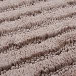 Tapis de bain Cotton Stripe Coton - Sable - 60 x 100 cm