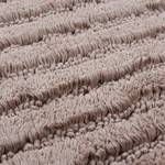 Badmat Cotton Stripe katoen - Aardekleurig - 70 x 120 cm