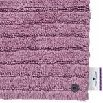 Badematte Cotton Stripe Baumwolle - Mauve - 60 x 60 cm