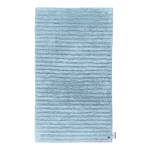 Badematte Cotton Stripe Baumwolle - Blau - 70 x 120 cm