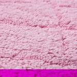 Badematte Cotton Pattern Baumwolle - Rosa - 60 x 60 cm