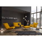 Fauteuil Tutu Microfibre - Microfibre Ranu: Jaune moutarde - Sans repose-pieds - Sans accoudoirs