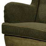 Fauteuil Marson Tissu, microfibre - Microfibre Salvo: Vert olive - Sans repose-pieds