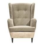 Fauteuil Marson Tissu, microfibre - Microfibre Salvo: Crème - Sans repose-pieds