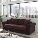 Sofa Marcola (2-Sitzer) Webstoff; Microfaser - Microfaser Salvo: Aubergine