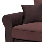 Sofa Marcola (2-Sitzer) Webstoff; Microfaser - Microfaser Salvo: Aubergine