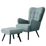 Fauteuil Tosny Tissu - Tissu Neli: Aqua