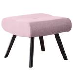 Fauteuil Tosny geweven stof - Geweven stof Neli: Roze