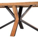 Table Dinard Acacia massif / Fer - Acacia / Noir