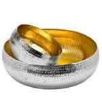 Schale Concordia Aluminium - Silber - Durchmesser: 35 cm