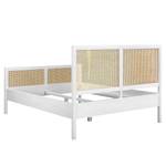 Bed van rotan Vinar Wit - 140 x 200cm