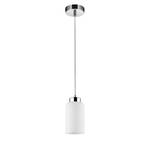 Hanglamp Bosco I melkglas/staal - 1 lichtbron