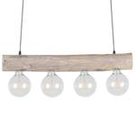 Hanglamp Trabo Simple massief grenenhout/staal - Aantal lichtbronnen: 4