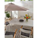 Table de jardin Armoy Aluminium - Blanc