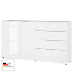 Dressoir Oakland II glas - Wit