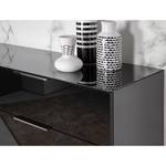 Sideboard Oakland 134 cm Glas - Schwarz