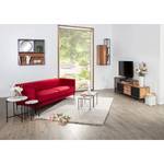 Tv-meubel Fyfield massief acaciahout/metaal - acaciahout/grijs