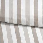 Parure de lit Pina Satin de coton - Taupe - 200 x 240 cm + 2 oreillers 70 x 60 cm