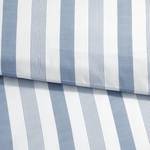 Parure de lit Pina Satin de coton - Bleu - 135 x 200 cm + oreiller 80 x 80 cm