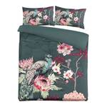 Parure de lit Blossom Satin de coton - Multicolore - 140 x 200 cm + coussin 65 x 65 cm