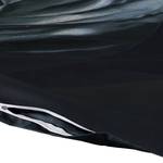 Beddengoed Tropical katoensatijn - zwart/groen - 140x240cm + kussen 70x60cm