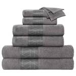 Handdoek Florence katoen - grijs