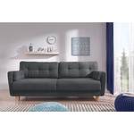 Sofa Primm (3-Sitzer) Microfaser - Grau