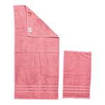 Set handdoeken Uni III (4-delig) katoen - Roze