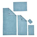Set handdoeken Uni (5-delig) katoen - Lichtblauw