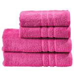 Handtuchset Daily Uni II (4-teilig) Baumwollstoff - Pink