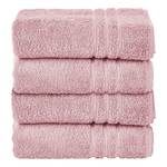 Set handdoeken Uni I (4-delig) katoen - Oud pink