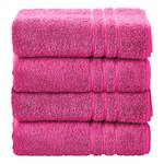 Handtuchset Daily Uni I (4-teilig) Baumwollstoff - Pink