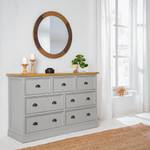 Commode Lavalle I Partiellement en pin massif - Pin / Gris clair