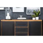 Dressoir Urban Industry IV deels massief acaciahout/metaal - acaciahout/zwart