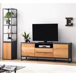 Ensemble meubles TV Barview IV (2 élém.) Placage bois - Chêne / Anthracite