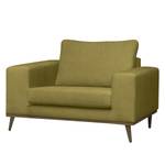 Fauteuil BOVLUND Tissu structuré - Tissu structuré Talta: Vert olive