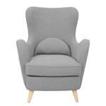 Fauteuil Moulton structuurstof - Structuurstof Talta: Grijs