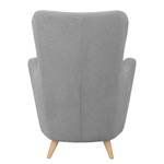 Fauteuil Moulton Tissu structuré - Tissu structuré Talta: Gris