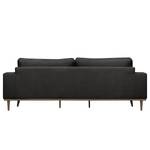 3-Sitzer Sofa BOVLUND Strukturstoff Talta: Schwarz