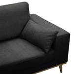 3-Sitzer Sofa BOVLUND Strukturstoff Talta: Schwarz