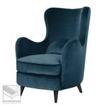 Fauteuil Moulton Velours - Velours Onoli: Bleu marine