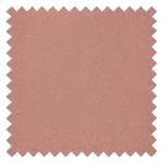 Gestoffeerde hocker Moulton fluweel - Velours Onoli: Oud pink - 45 x 46 cm